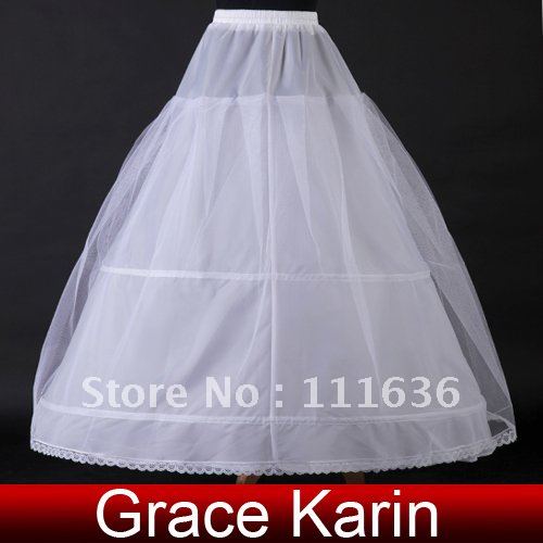 2012 EMS shipping GK 2 Hoop Wedding Bridal Gown Dress Petticoat Underskirt Crinolines CL2706