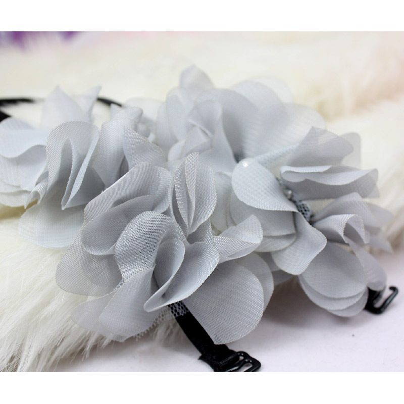 2012 fairy chiffon three-dimensional petals rhinestone fresh double-shoulder shoulder strap pectoral girdle