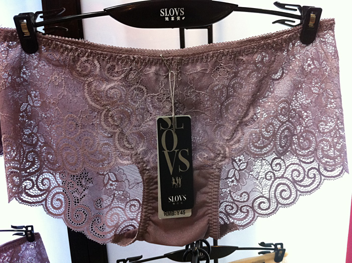 2012 fancied panties 8032 female panties lace sexy mid waist seamless panties