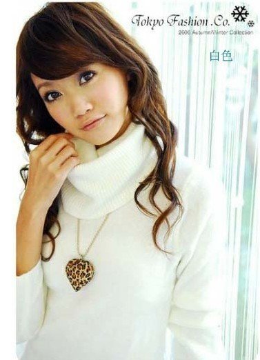 2012 Fashin Winter Big Ture-down Collar Knitted Sweater Free shipping many color can choose