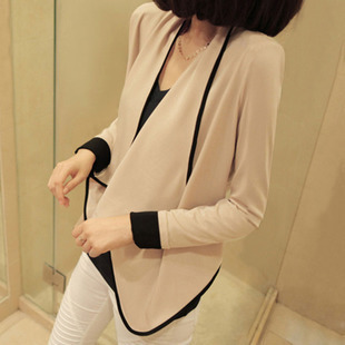 2012 fashion all-match loose short design short jacket women autumn new arrival cardigan 1025