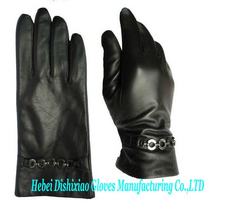 2012 Fashion classic women's leather gloves  OEM service accepted