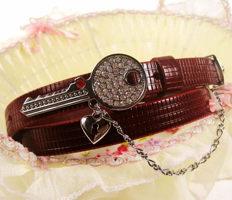 2012 Fashion diamond decoration women's first layer of cowhide crushing belt key decoration genuine leather strap