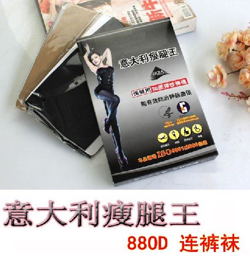 2012 fashion medical compression pantyhose,880D lycra black stockings,free shipping,Lot092
