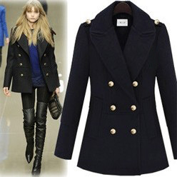 2012 Fashion new arrival women coat/trench/ women jacket/ woolen blends/ brand wool/ hot selling wmen outwear 1pc shipping free