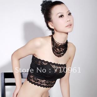 2012 Fashion sexy ladies Lace Bra noble chest wrapped multi-color Multi-style Random Free Shipping