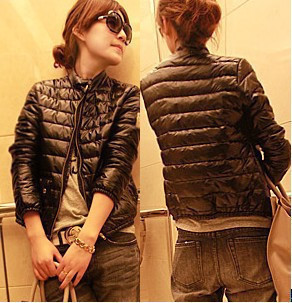 2012 fashion slim long-sleeve Women superacids plaid small cotton-padded jacket thermal small cardigan
