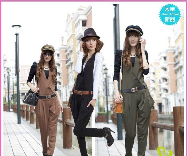 2012 fashion Slim thin Harlan the radish casual trousers, coveralls, overalls.