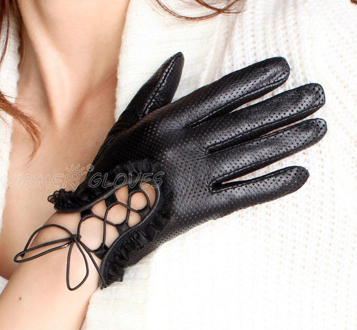 2012 Fashion style ladies leather gloves