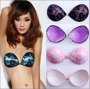 2012 fashion trend lace silica gel invisible bra chest paste b204