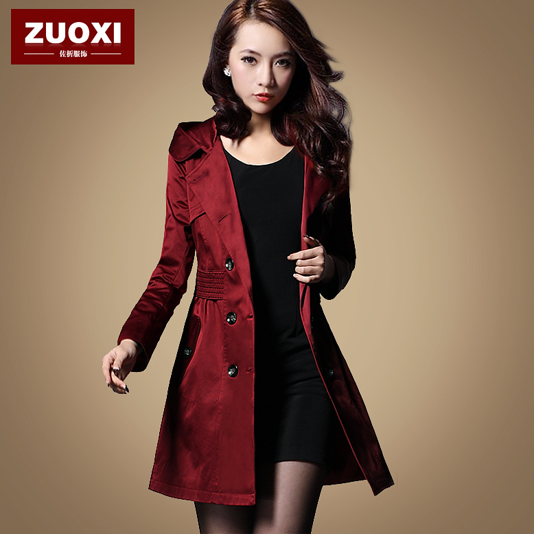 2012 fashion women's outerwear spring and autumn slim fit jackets plus size coat