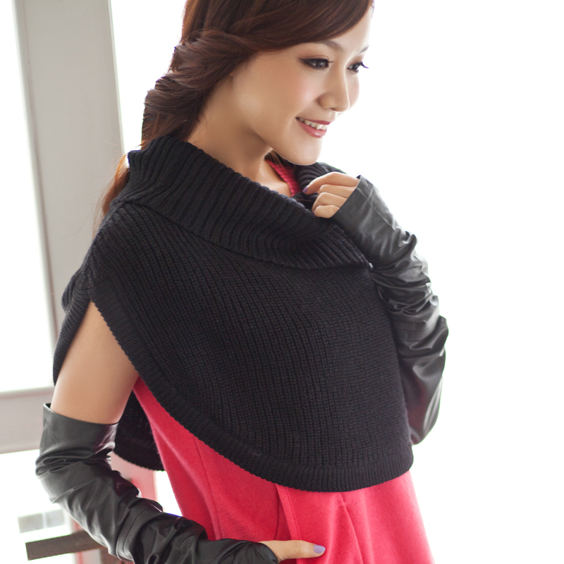 2012 fashion wool cape small paragraph of irregular collar type quality muffler scarf