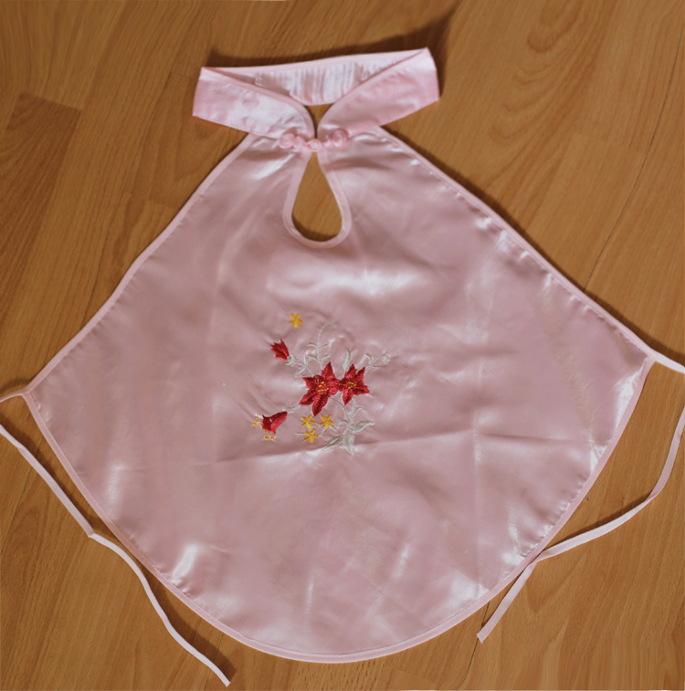 2012 faux silk women's embroidered apron national trend underwear sleepwear sexy adult apron