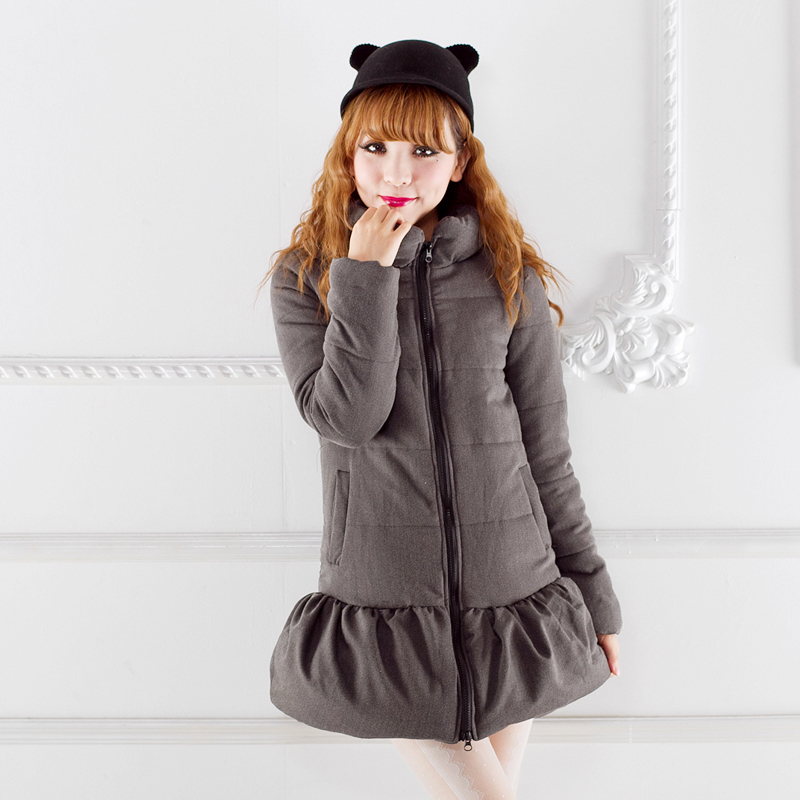 2012 female sweet cute pillow wadded jacket outerwear