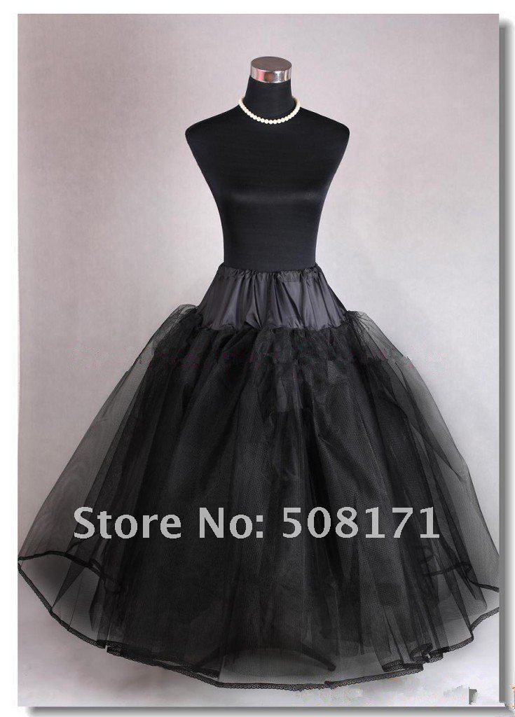 2012 Free Shipping Black  Wedding Dress petticoat New Without tags Bridal Gown petticoat Skirt