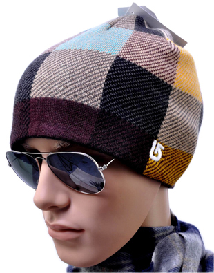2012 free shipping  fashion burton Men autumn and winter encryption knitted hat outdoor skiing hat thermal lining