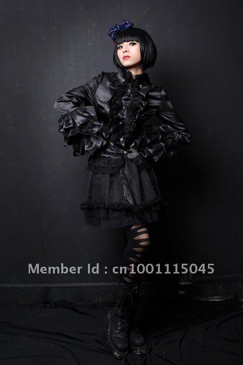 2012 Free Shipping High Quality Sexy Fashion Cheap China Steampunk Clothing Punk Rock And Gothic Clothing