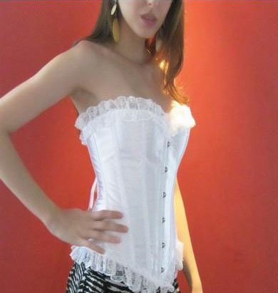 2012 Free shipping Hot sale! Women's sexy bustier/Sexy Corsets lingerie Suit/Sexy lace/white/SG-6030
