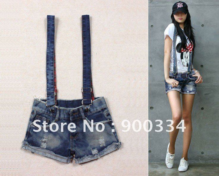 2012 Free shipping Hotsale Summer Women Short Jeans, Pants Jumpsuit Women, Women Overalls Jeans