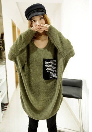 2012 free shipping ladies fashion cashmere pullovers ladies batwing sweater 2 color