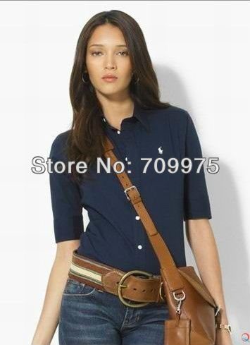 2012 Free shipping new fanshion Long Sleeve polo Shirt, lady's Office Shirt, formal clothes size S-XL