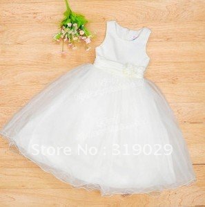 2012 Free shipping New flower girl dresses  pageant dresses   perform / party dresses  wholesale and retail  gallus dress