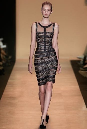 2012 Free Shipping Sexy Ladies' Bodycon  Bandage  Evening Celebrities Dress N052 Black colored Mesh On The Chest Sleeveless