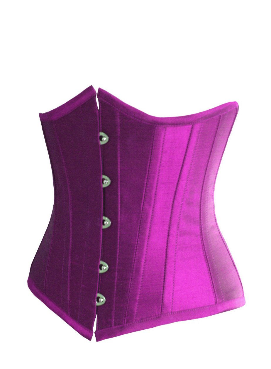 2012 free shipping sexy purple tunic vest corset + thong