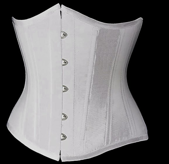 2012 free shipping sexy white tunic vest corset + thong