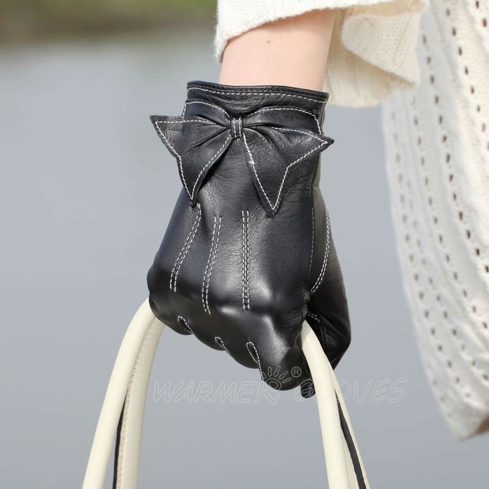 2012 Free Shipping wholesale  fashion glove,Ladies leather glove