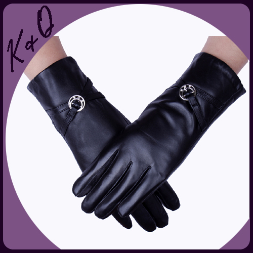 2012 FreeShipping 100% Top Grade Sheepskin Lady's Mitten Warm Genuine Leather Gloves GL00949 Size S M L Manufacturer Droshipping
