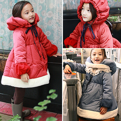 2012 girls clothing autumn baby winter clothes cotton-padded jacket cotton-padded jacket neon child wadded jacket ac28-2