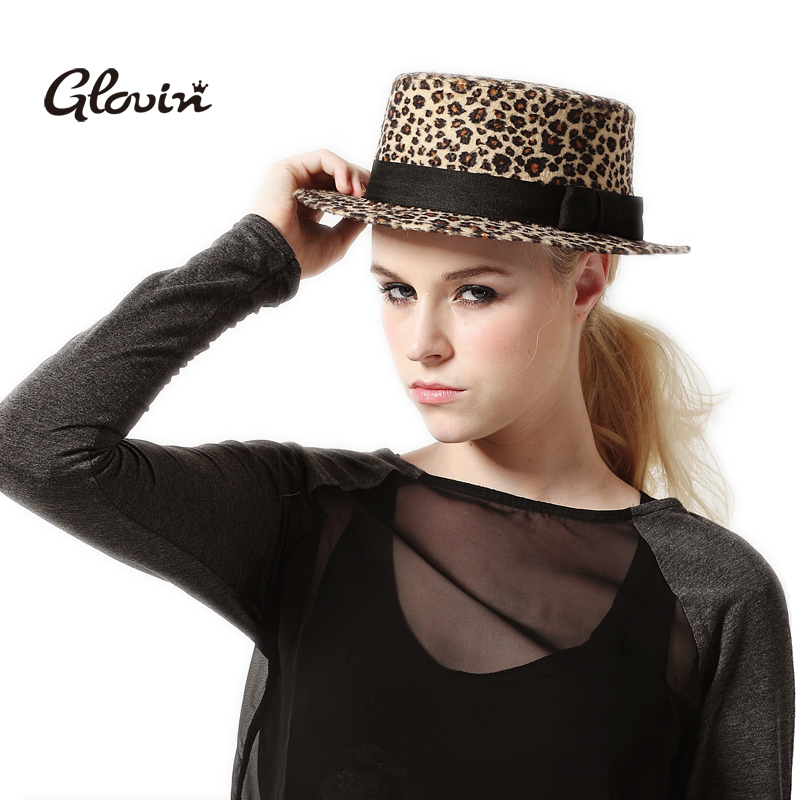 2012 glovin flannel fashion flat small fedoras fashion vintage women's hat