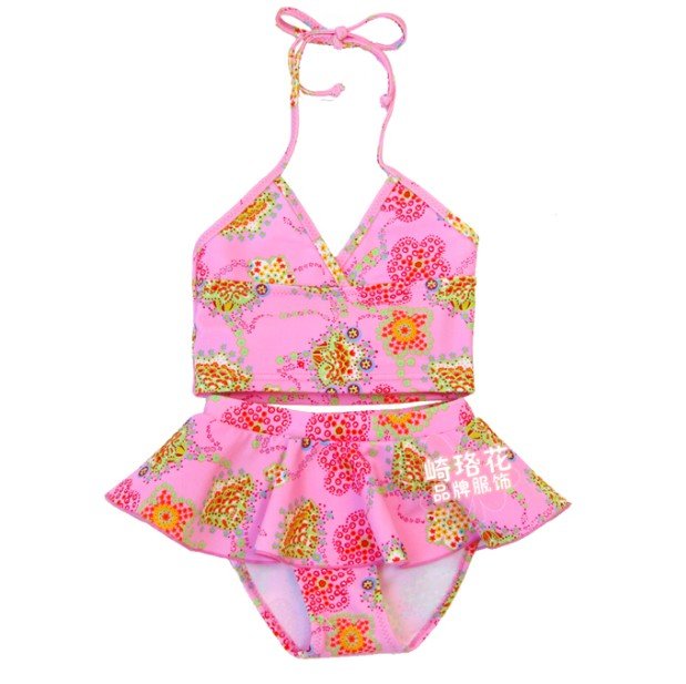 2012 High quality New Girls swimsuit bikini swimsuit, children swimsuit direct selling cheap Free shipping (5 pieces/lot)