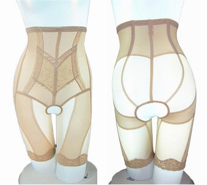 2012 high waist pants abdomen drawing thin waist butt-lifting stovepipe pants body shaping beauty care pants
