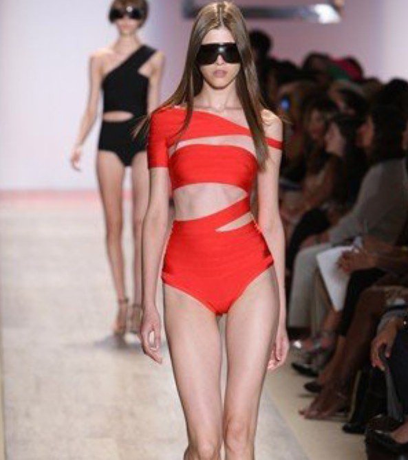 2012 HL fashion beach dress one-shoulder sexy bikini red swimwear new style spaghetti strap dress ladies' bikini