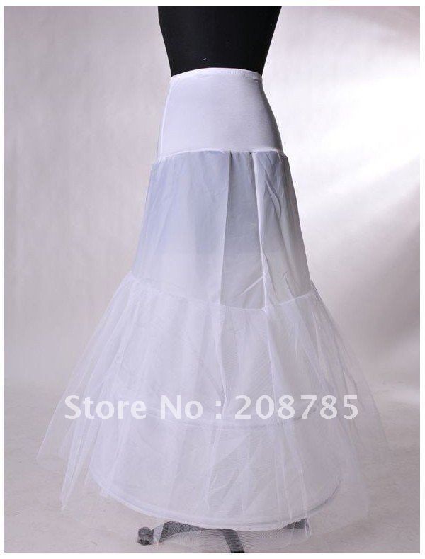 2012   Hot sale Free shipping 100%gurantee A line 1-HOOP 3-LAYER wedding bridal petticoat,underskirt for wedding dresses