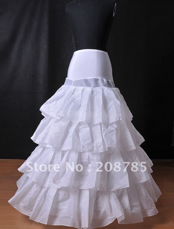 2012   Hot sale Free shipping 100%gurantee Ball Gown  1-HOOP 5-LAYER wedding bridal petticoat,underskirt for wedding dresses