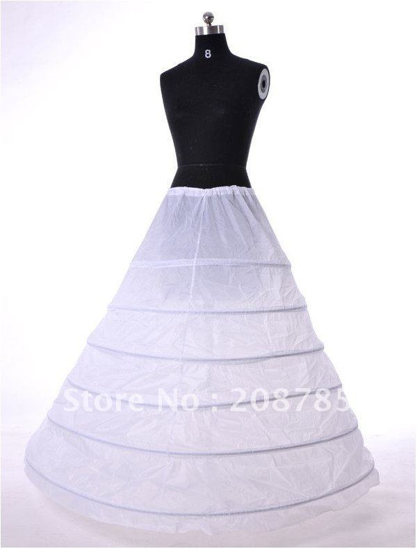 2012   Hot sale Free shipping 100%gurantee Ball Gown  1-HOOP 7-LAYER wedding bridal petticoat