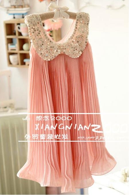 2012 hot sale girls chiffon dress elegant  baby girl princess dresses fashionable children clothes free shipping 5sets/lot