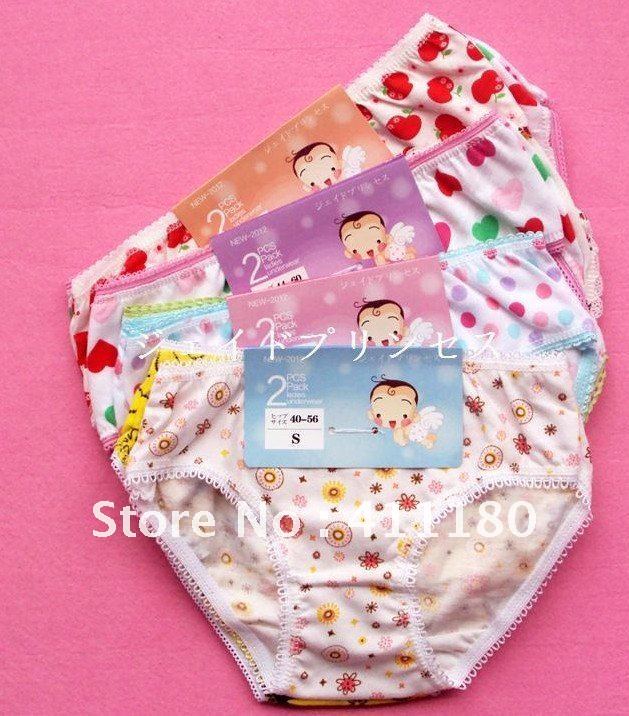 2012 hot sales colorful panties for kid, underware for children 12 pcs/lot free shipping
