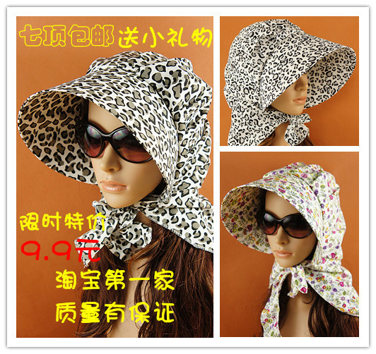 2012 hot-selling summer sunbonnet sunscreen cycling cap Women sun hat beach hat women Sun Hats, Free shipping!