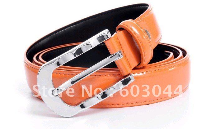 2012 HOT SELLING WOMAN FASION BELT+WOMAN PATENT LEATHER WAIST BELT+BRAND FASHION  BELT+COW LEATHER+FREE SHIPPING(1PC) 14111016