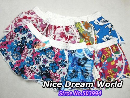 2012 Hot style Wholesale Hawaii Shorts,Lady colourful shorts,Sand beach trousers,summer beach shorts (XT-1)