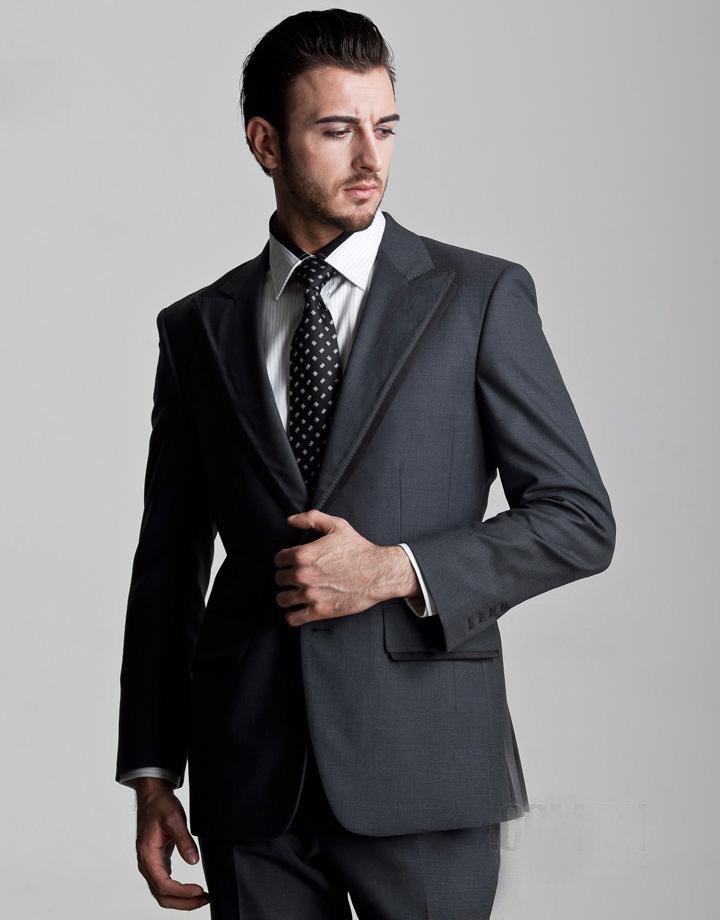 2012 hottestNew arriwal Two Button sides-vented Wool suit / Tuxedo/ Men's Suit Jacket and Pants@WERR