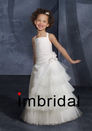 2012 (imbridal) CHARMING FLOWER GIRL DRESS PAGEANT CUSTOM MADE SIZE NEW