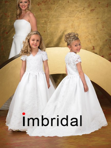 2012 (imbridal) CHARMING WEDDING FLOWERGIRL DRESS ALL COLOR 2 4 6 8 10