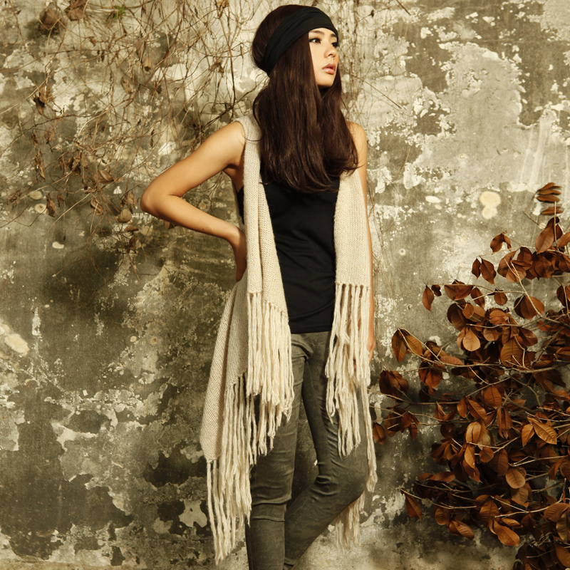 2012 is tassel long design vest style sweater vest