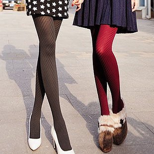 2012 japan original new single diagonal stripes stockings free shipping 5pcs/lot