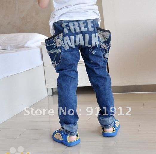2012 Korean boy pants / children's clothing jeans trousers / children Pants 1250